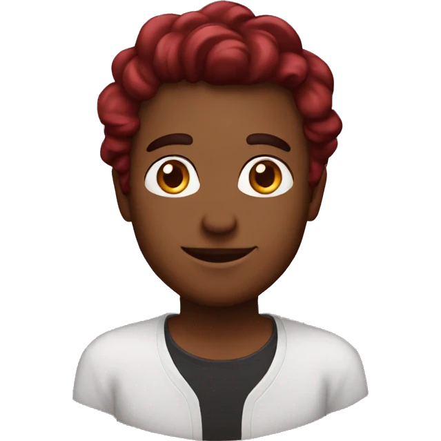 maroon love emoji