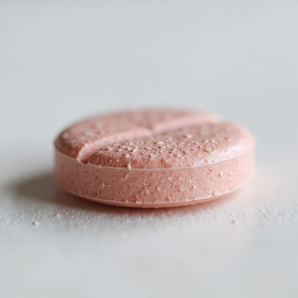 a medicine tablet, photorealistic style emoji