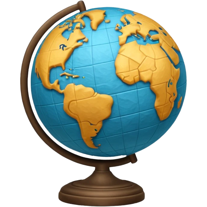 Papier-Mâché only Globe   emoji