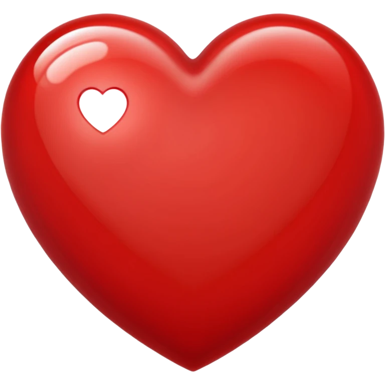 heart with transparent center emoji