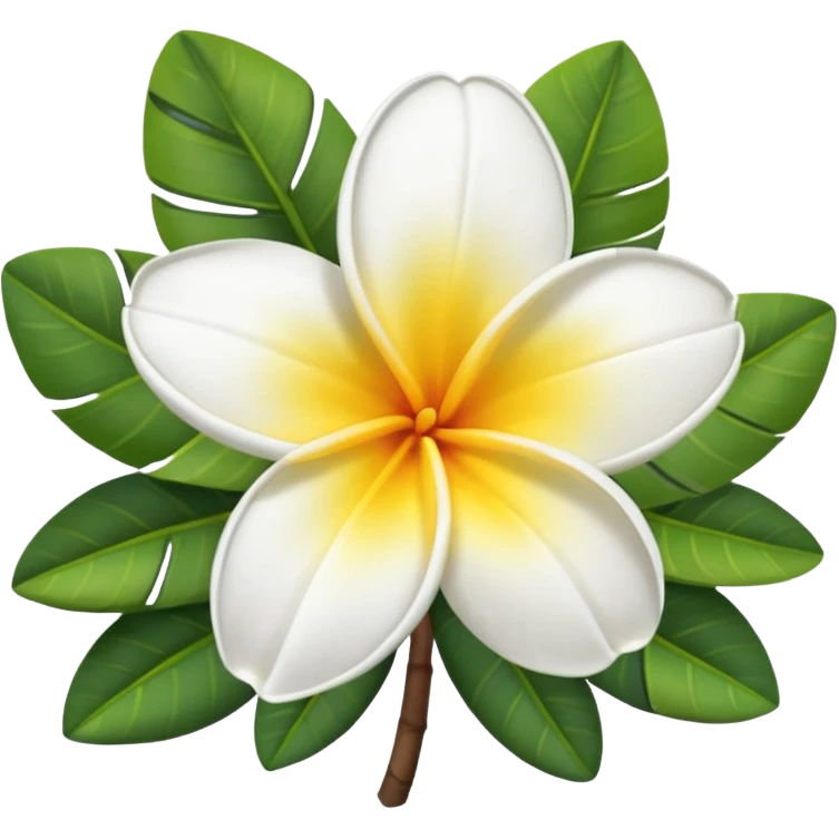 Frangipani emoji