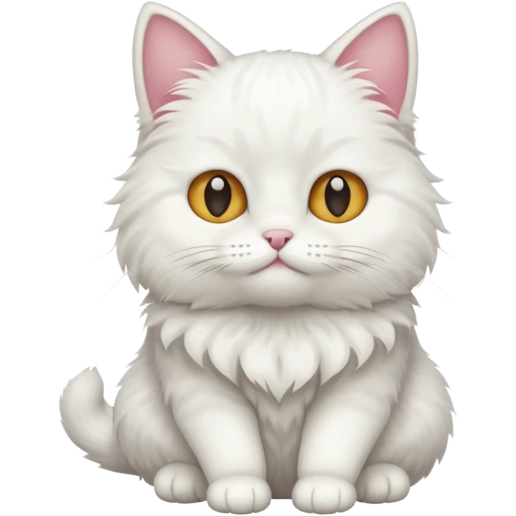 White cat emoji