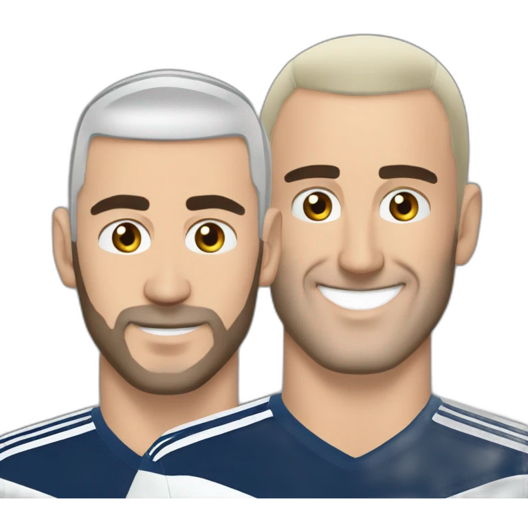 benzema and didier deschamps emoji
