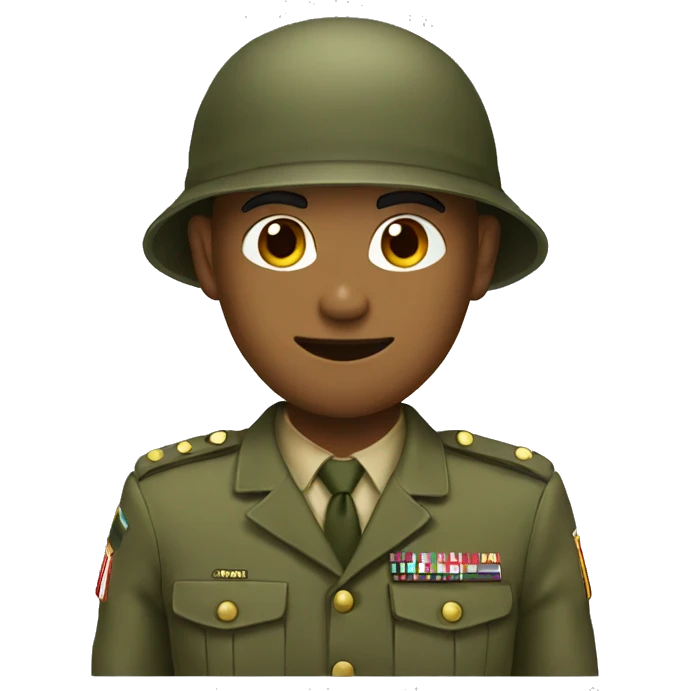 Army uniform emoji