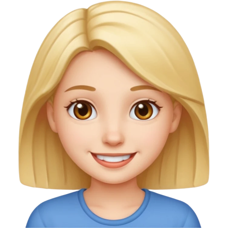 Cute girl emoji