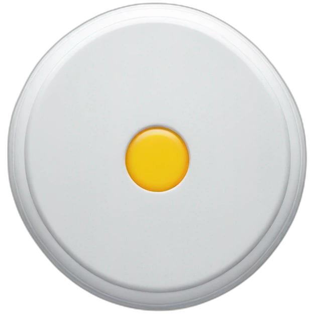 White frisbee emoji
