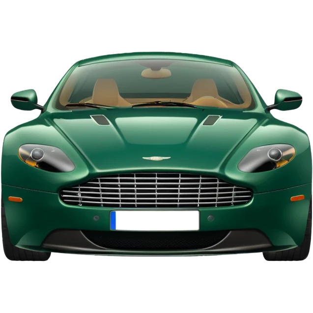 green aston martin doors open emoji