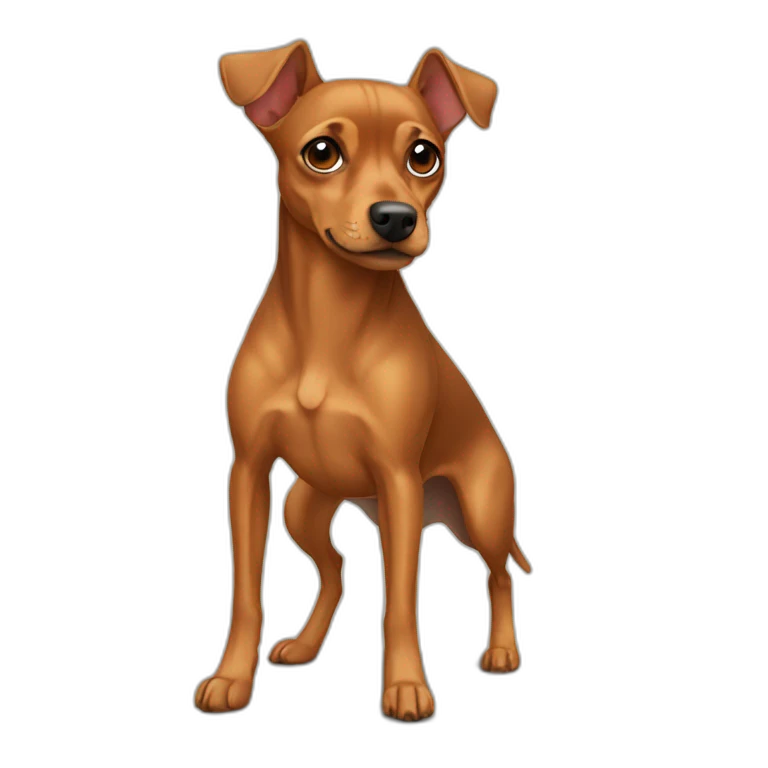 Light Brown pinscher emoji