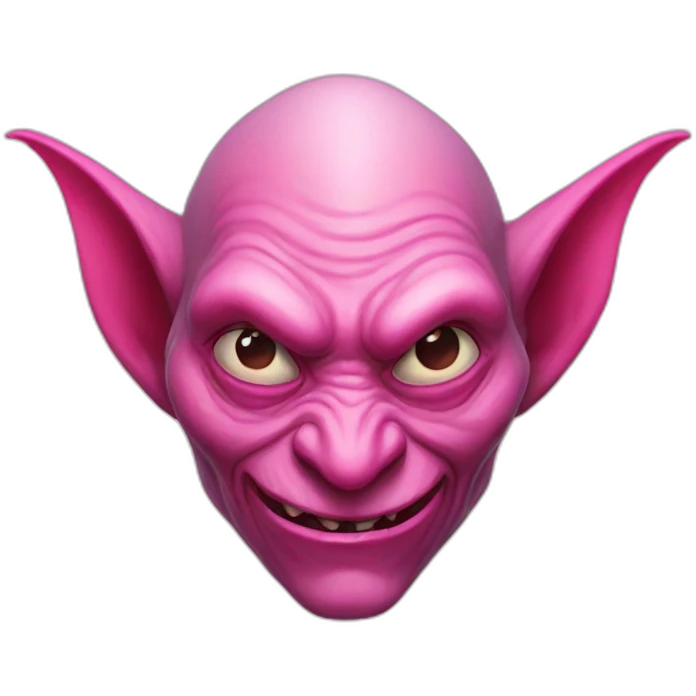 pink goblin emoji