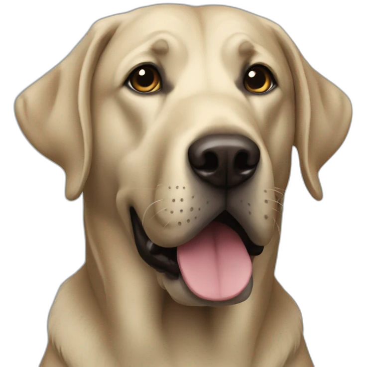 black lab emoji