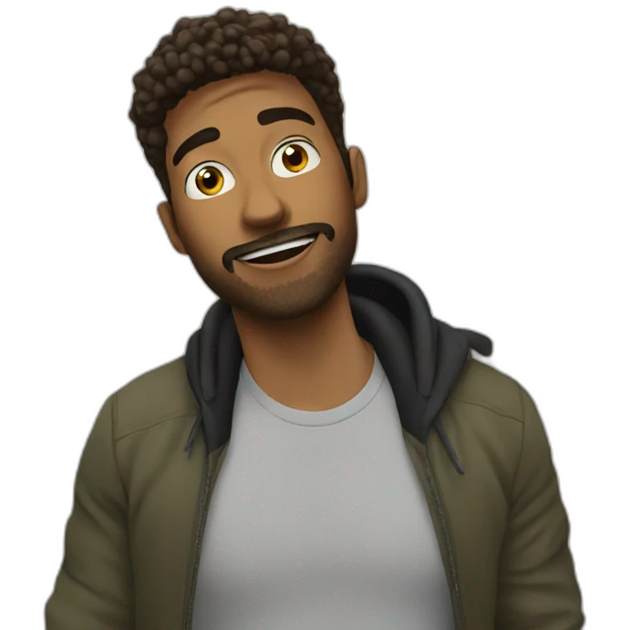 Man does vlog emoji