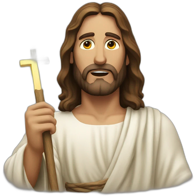 jesus-hitting-man emoji