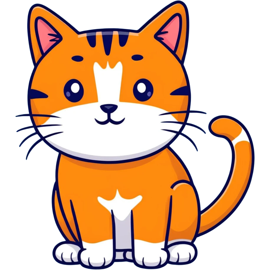Dominican orange cat  emoji
