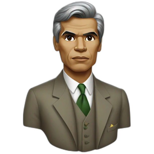Muhammad Ali Jinnah, Founder of Pakistan  emoji