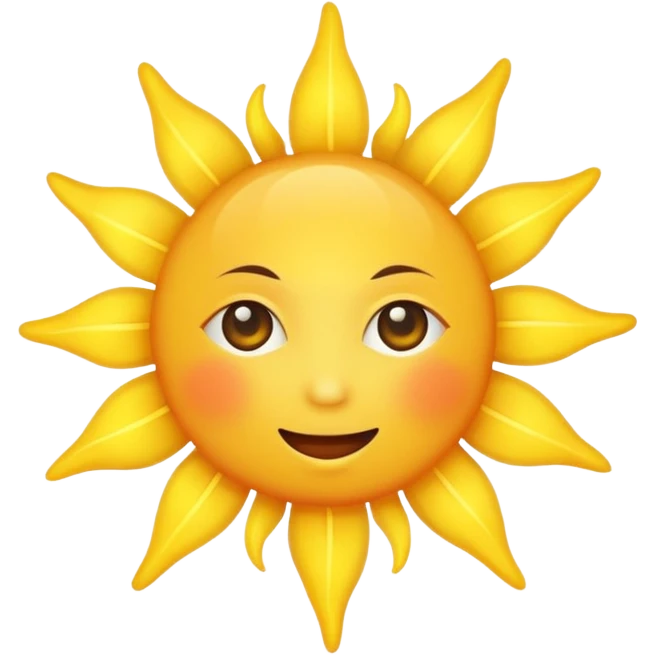 No it looks like a sun  emoji