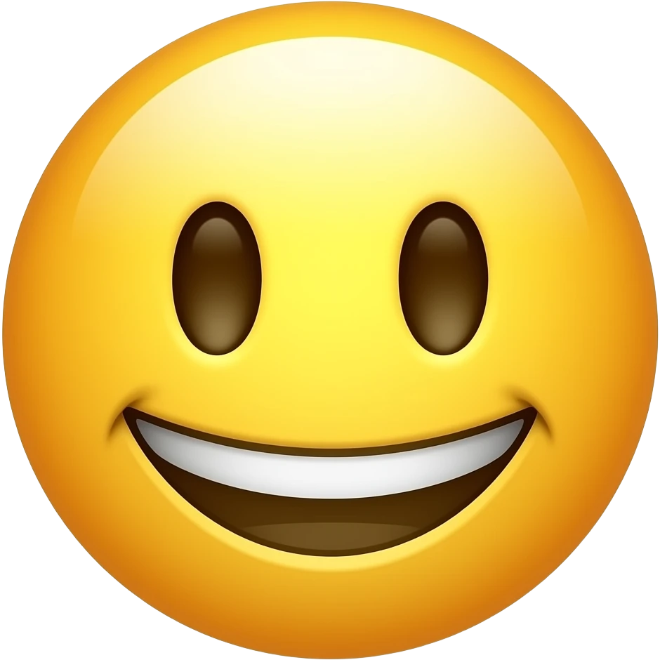 put the smile face at the back emoji