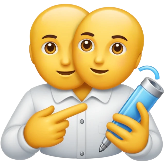 Волчки и зайчик emoji