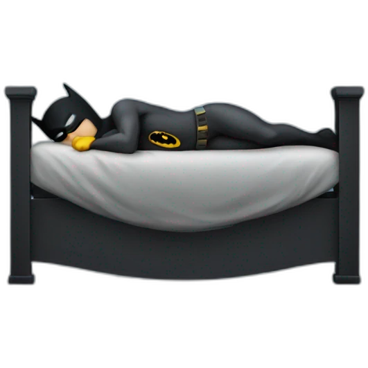 batman sleeping emoji