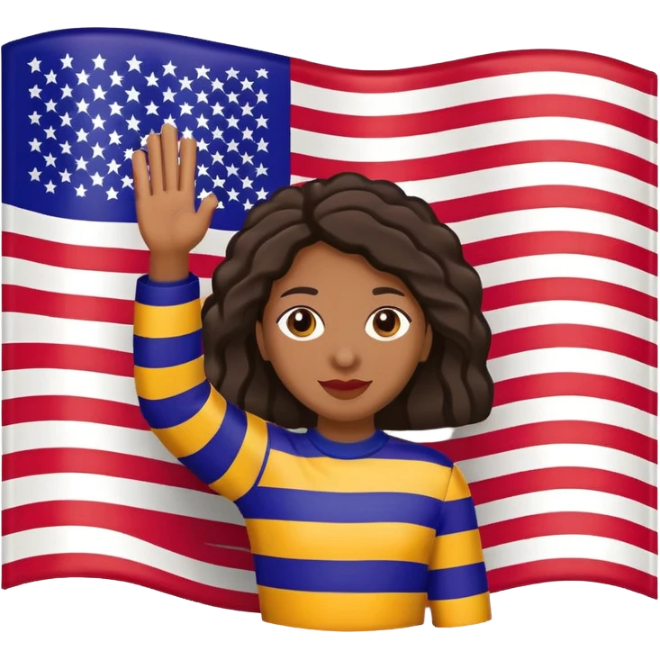 African American heritage flag emoji