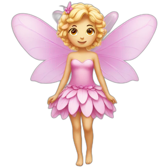 pink fairy emoji
