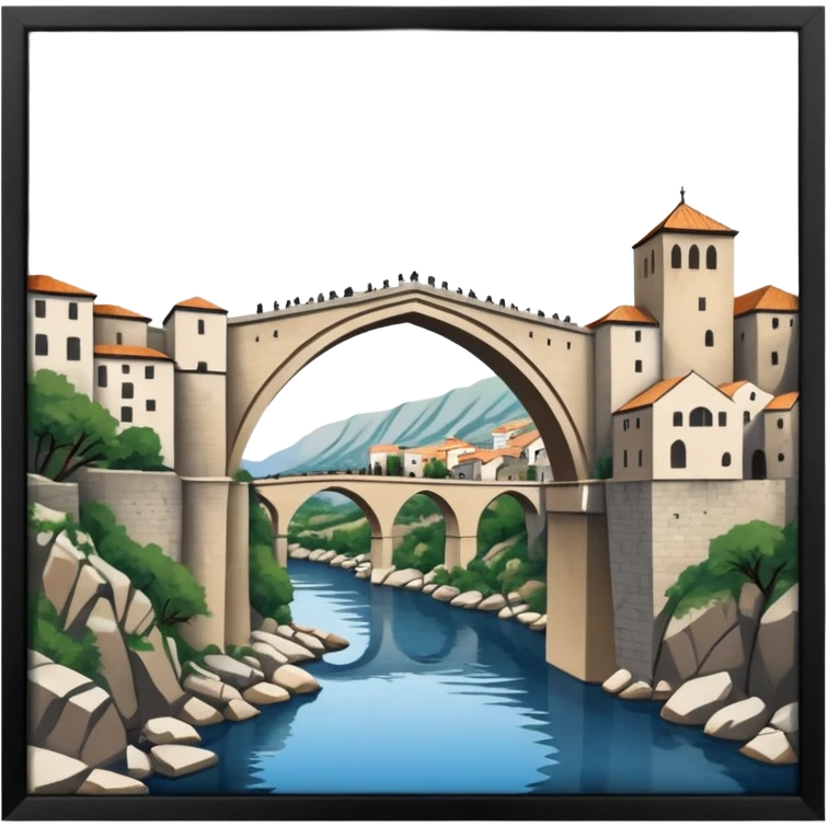 Mostar bridge emoji