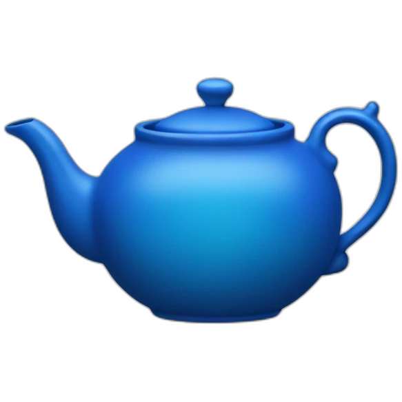blue teapot emoji
