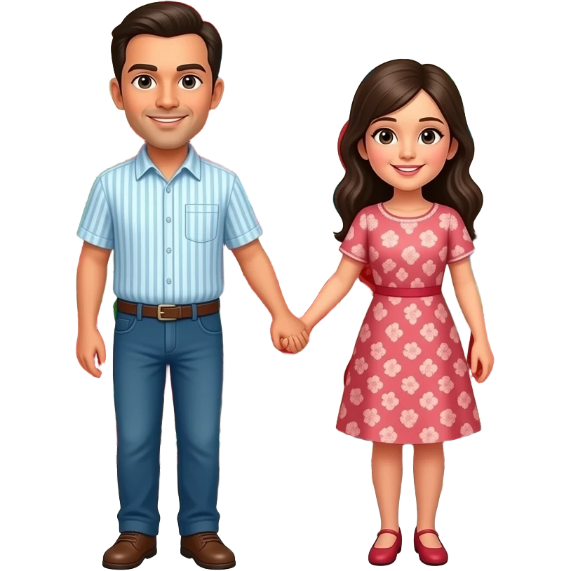 uno que ponga Diego F. + Lucia A.= LOVE, con sus detallles y colores emoji