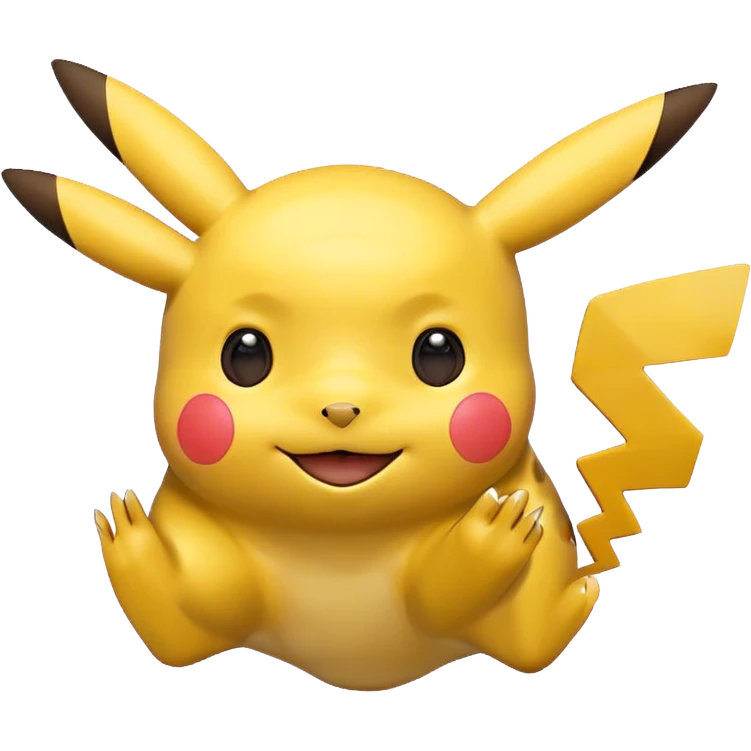 A flying pikachu emoji