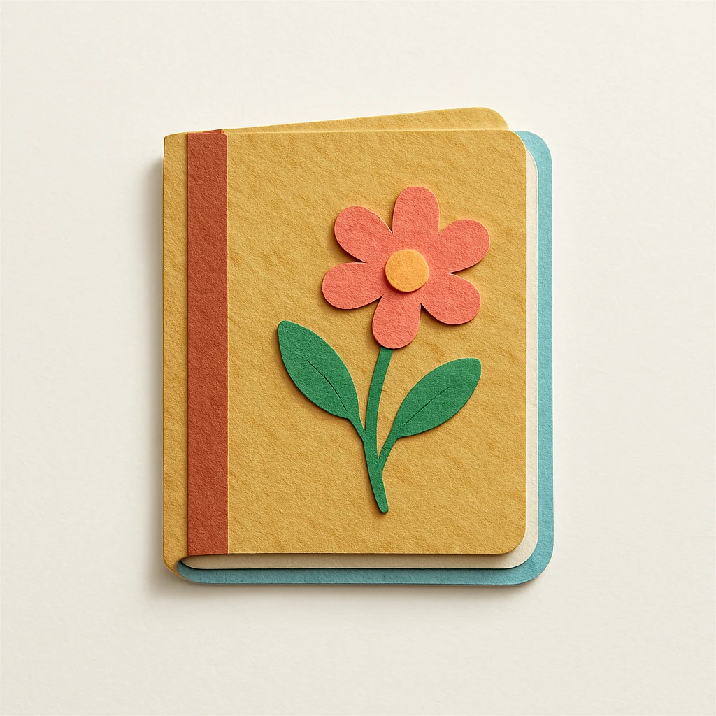 floral journal emoji