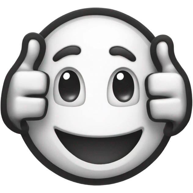 Smiling face with thumbs up emoji