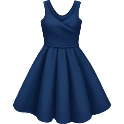 Navy blue dress emoji