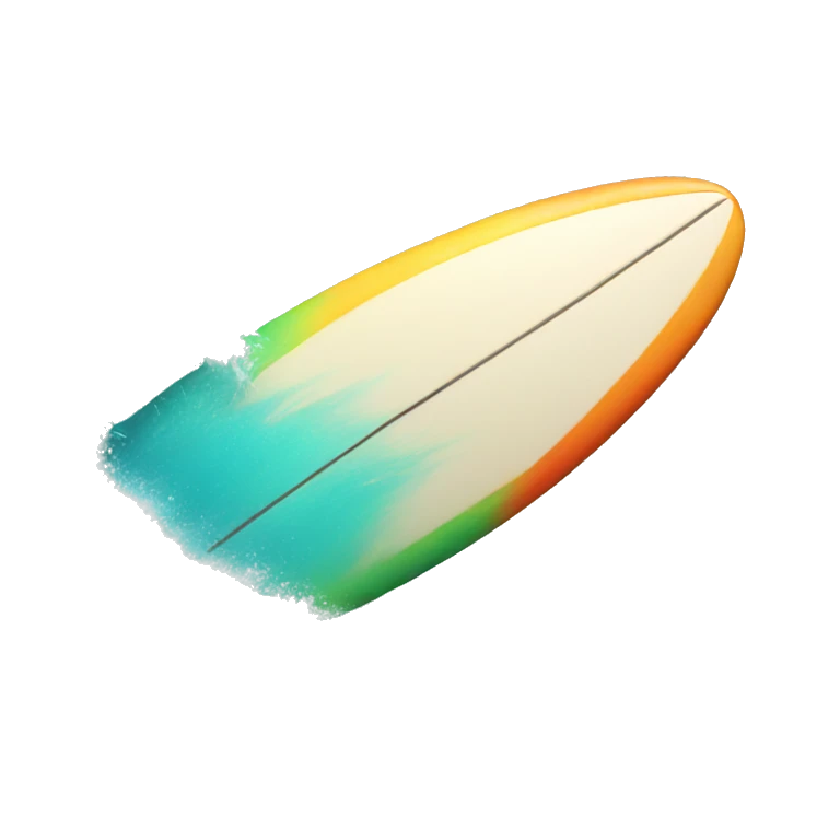 Surf board emoji