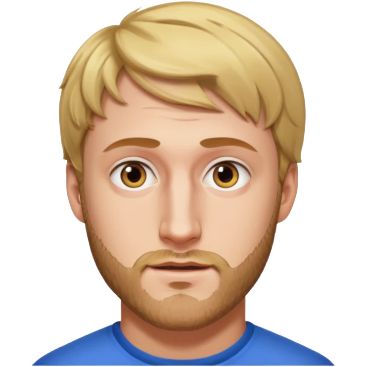 Logan Paul with a short beard emoji