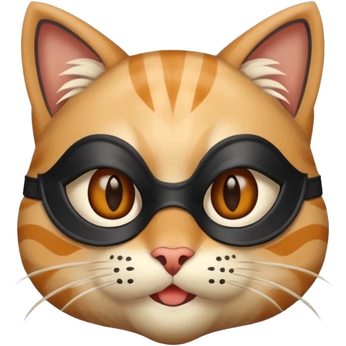 Cat wearing a mask  emoji