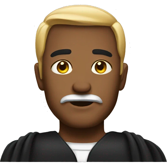 Judgemental face emoji emoji