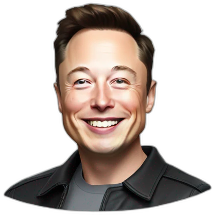 elon musk smiling emoji