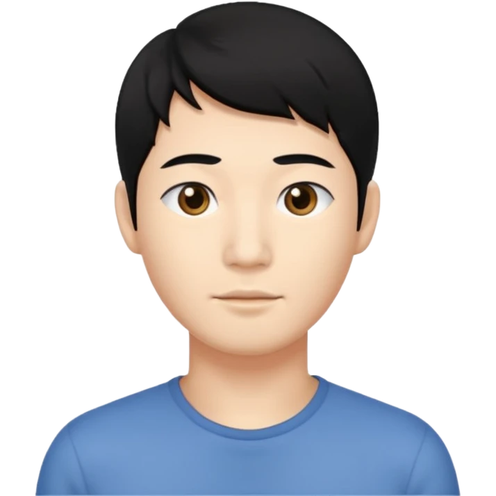 asian male thin face emoji