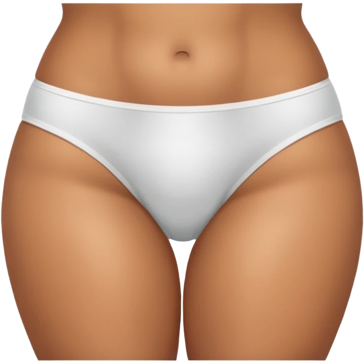 Tan woman butt in underwear emoji