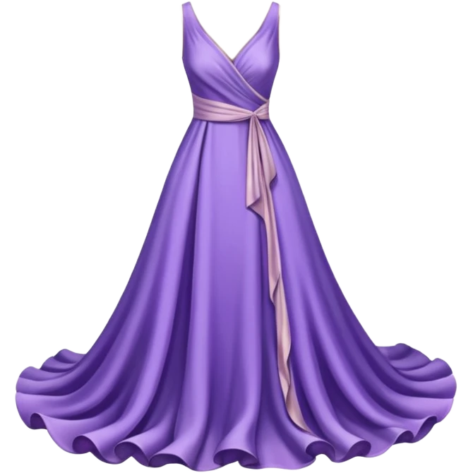 purple dress emoji