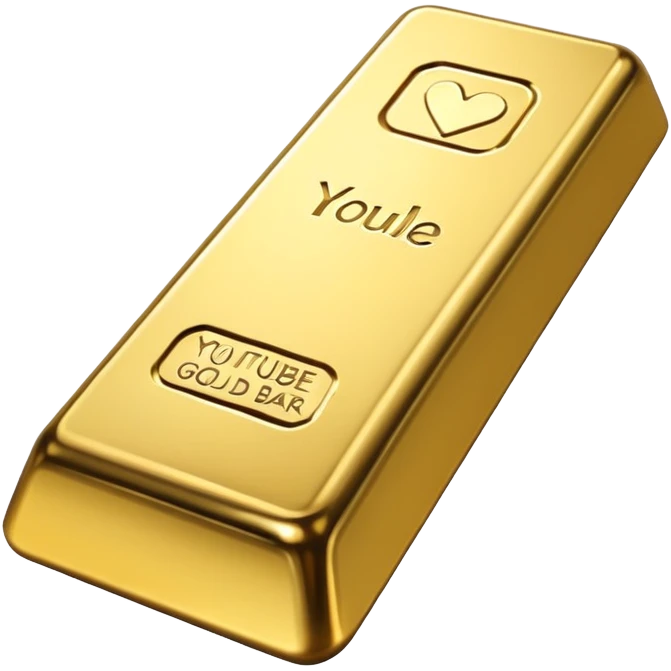 you tube gold emoji