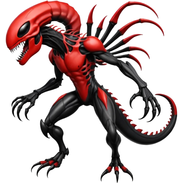 Venom-Xenomorph-Darkrai-Scizor-fusion, full body emoji