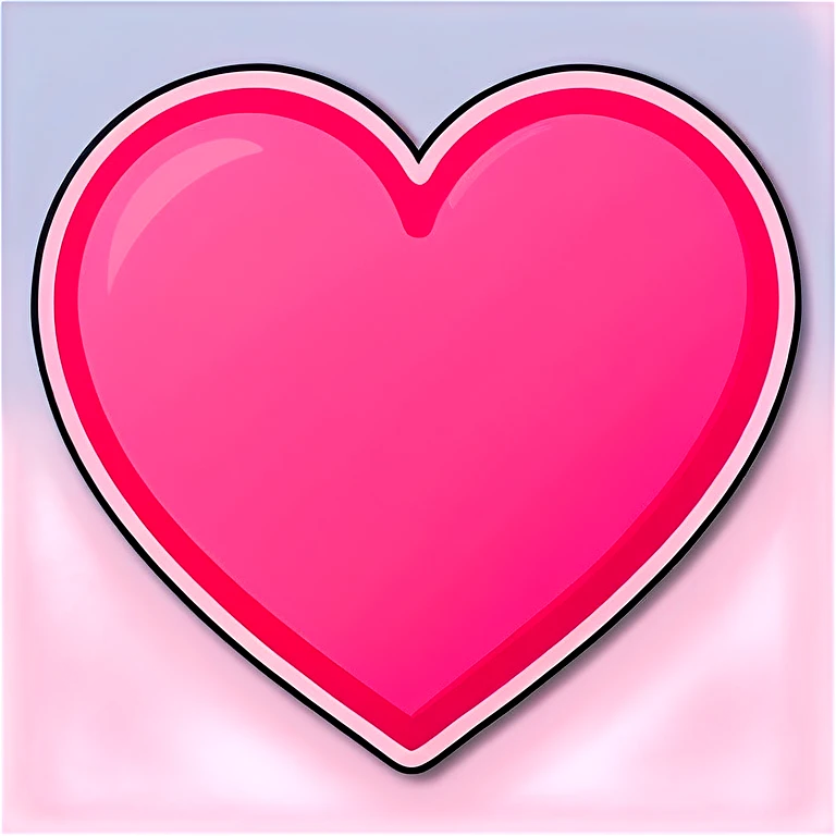 Light pink heart  emoji