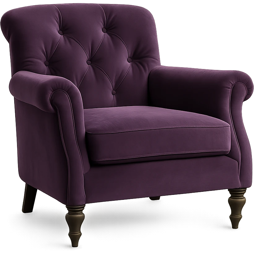 purple velvet armchair emoji