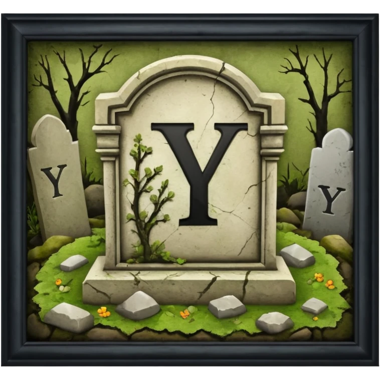 To symbolize team y being renamed, maybe a y on a grave? emoji
