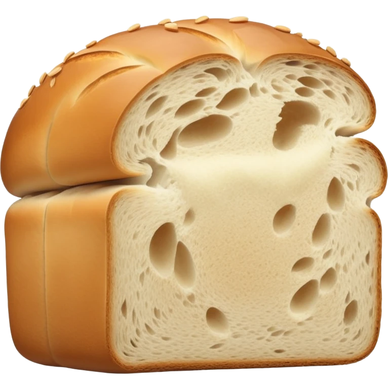 freshly baked loaf of bread with steam rising emoji