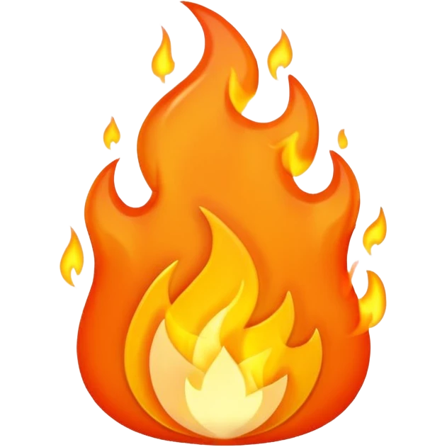 Burning  emoji