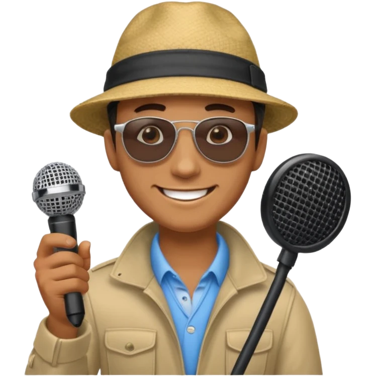 City Tour Guide man  emoji