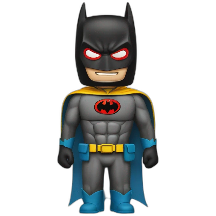 Batman dans le costume d Spider-Man emoji