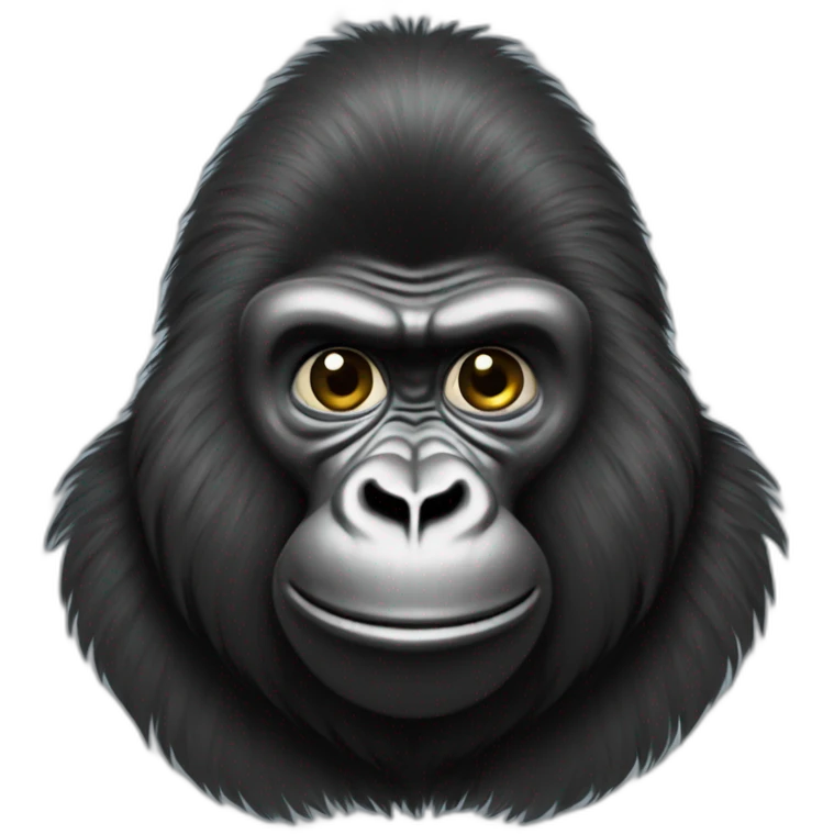 Un gorille avec des locks emoji