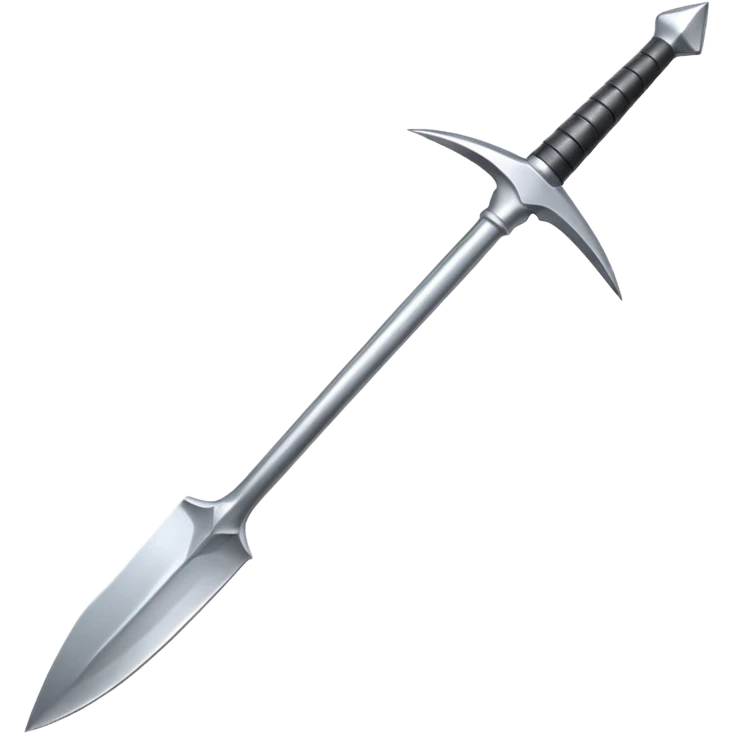 silver spear emoji